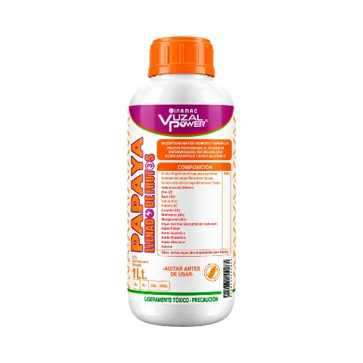 VUZAL POWER - PAPAYA LLENADO DE FRUTOS - 1LT